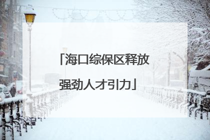 海口综保区释放强劲人才引力
