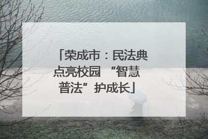 荣成市：民法典点亮校园 “智慧普法”护成长