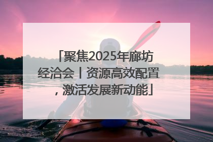 聚焦2025年廊坊经洽会丨资源高效配置，激活发展新动能