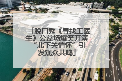 脱口秀《寻找王医生》公益场爆笑开演 “北下关情怀”引发观众共鸣