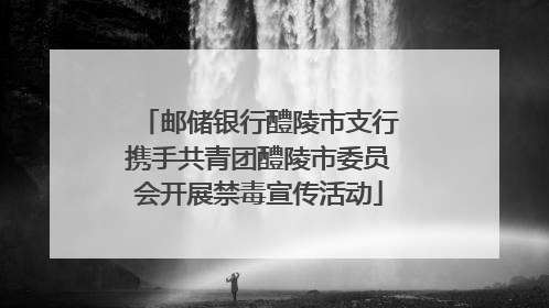 邮储银行醴陵市支行携手共青团醴陵市委员会开展禁毒宣传活动