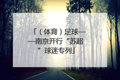 （体育）足球——南京开行“苏超”球迷专列