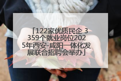 122家优质民企 3359个就业岗位2025年西安-咸阳一体化发展联合招聘会举办