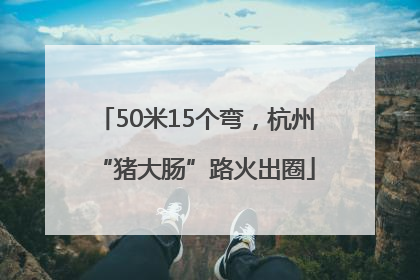 50米15个弯，杭州“猪大肠”路火出圈